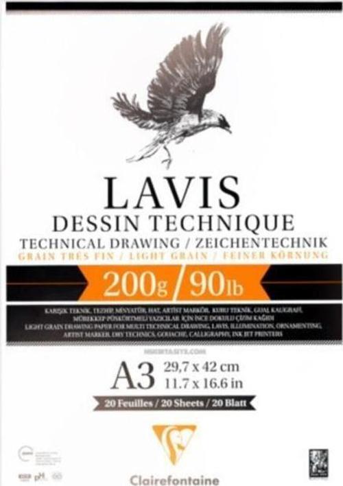 Multi Teknik Çizim Defteri A3 20 Yp. 200 Gr.