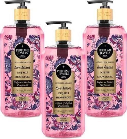 Love Kisses Duş Jeli 750 ml x 3 Adet