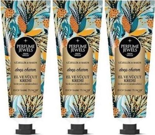 Perfume Jewels Deep Charm El Kremi 50ML x 3 Adet
