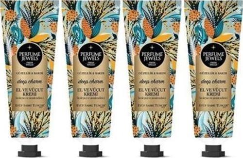 Perfume Jewels Deep Charm El Kremi 50ML x 4 Adet