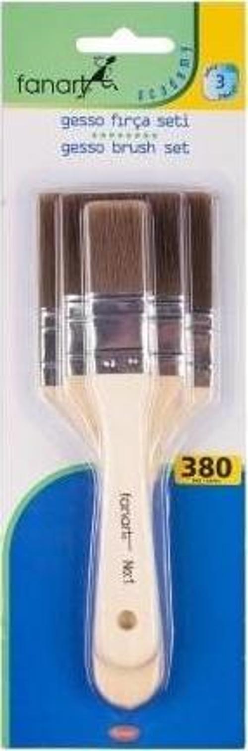 Academy Gesso Fırça Seti 3'lü