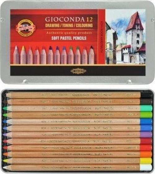Koh-i Noor Gioconda Soft Pastel Kalemleri 12'li N:8827
