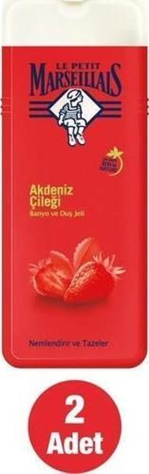 Le Petit Marseilials Akdeniz Çileği Duş Jeli 400 ml x 2 Adet