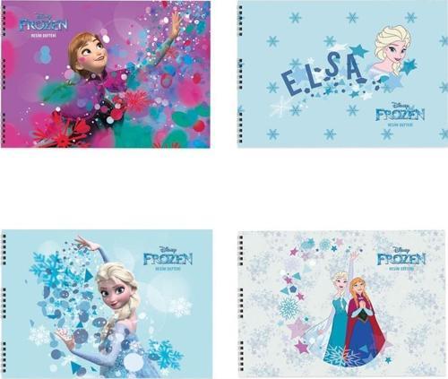 Frozen 25*35 15 Yp.Resim Defteri 4'lü