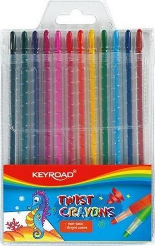 Çevirmeli Mum Boya 12'li