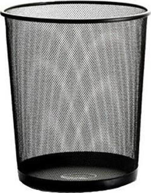 Tel Çöp Kovası Siyah 26x22x28 cm