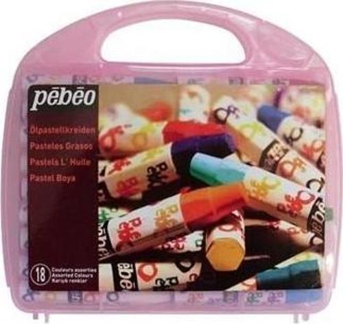 Yağlı Pastel Boya Plastik Kutulu 18 Renk