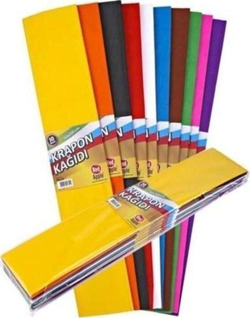 Krapon Kağıdı 10 Renk Karışık