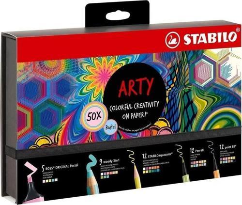 Arty Creative Pastel Boyama Seti 50'li