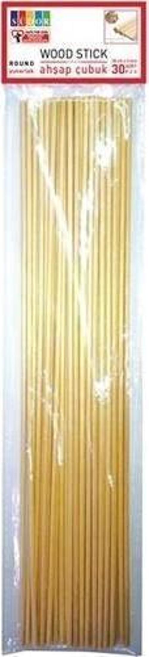Ahşap Çubuk 30 cm x 5 mm x 10 lu