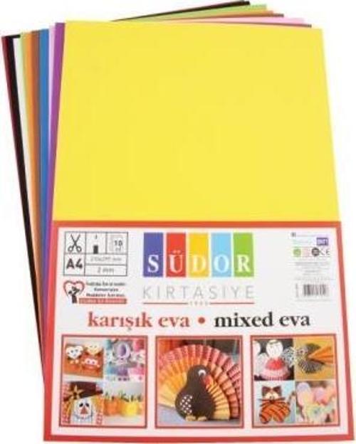 Eva 20X30 Cm 2 Mm 10 Renk Karışık Sk02