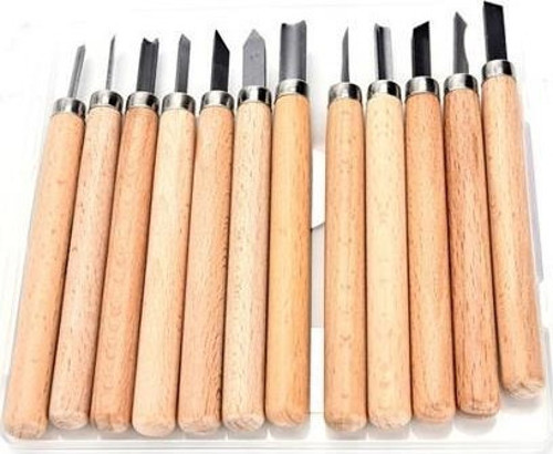 Ahşap Oyma Seti 12'li Wood Curving Set