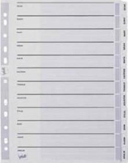 Ayraç (A4/Ocak-Aralık/Şeffaf)180Gr/M² Karton, Sv-5329