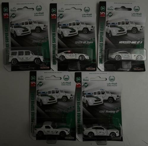 Majorette Dubai Police Super Cars 5'li Set
