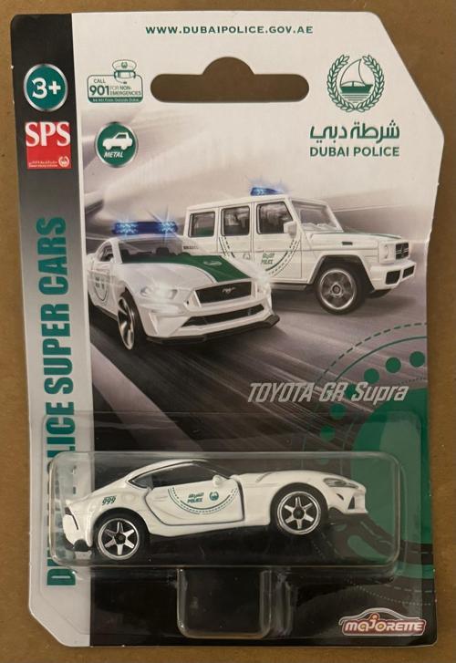 Majorette Dubai Police Super Cars Toyota GR Supra
