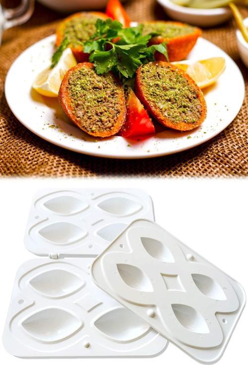 İçli Köfte Yapma Aparatı Kalıbı 4'lü