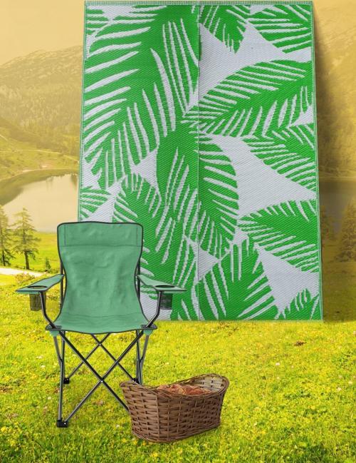Savana 8803 Plaj Kamp Piknik Bahçe Halısı Balkon Teras Hasır Mat Savan Halı