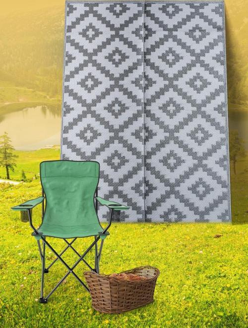Savana 8805 Plaj Kamp Piknik Bahçe Halısı Balkon Teras Hasır Mat Savan Halı