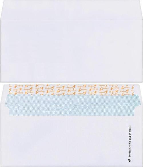 Diplomat Zarf Penceresiz 90 gr 10.5cmx24cm 50'li Paket