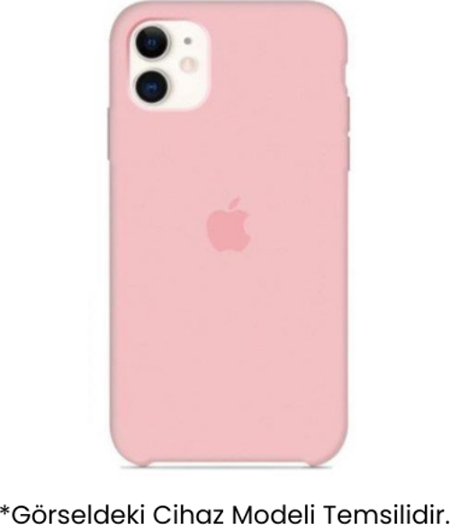 iPhone 12 Pro Uyumlu Silinebilir Lansman Kılıf (Kutulu) Gül Tozu Rengi