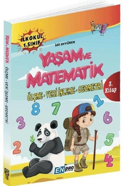 İlkokul 1.Sınıf 3.Kitap-Ölçme-Veri İşleme-Geometri-Yaşam ve Matematik