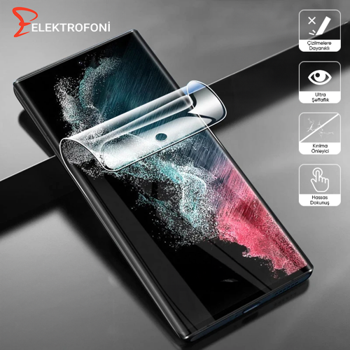 Tecno Camon 19 Pro Esnek Hydrojel Kırılmaz Cam Ekran Koruyucu Film
