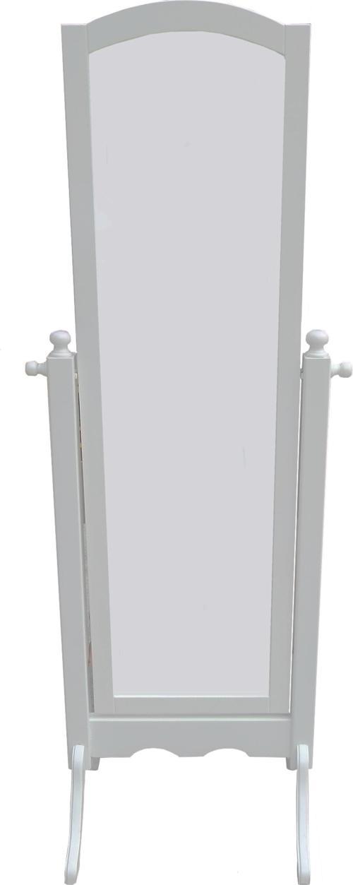 Ayna Boy 12408 Dikdörtgen Model  Ahşap  Kayın Ve MDFParlak Beyaz Lake El Yapım