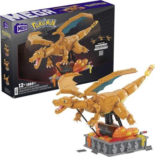 Mega Pokémon™ Hareketli Charizard 1664 Parça HMW05