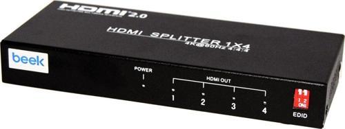 4 Port 4K HDMI Video Çoklayıcı, 3810 x 2160 (4K) ve 1920 x 1080 (Full HD) piksel çözünürlük, HD