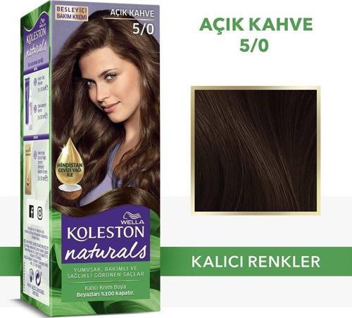 Naturals Saç Boyası 5/0 Açık Kahve