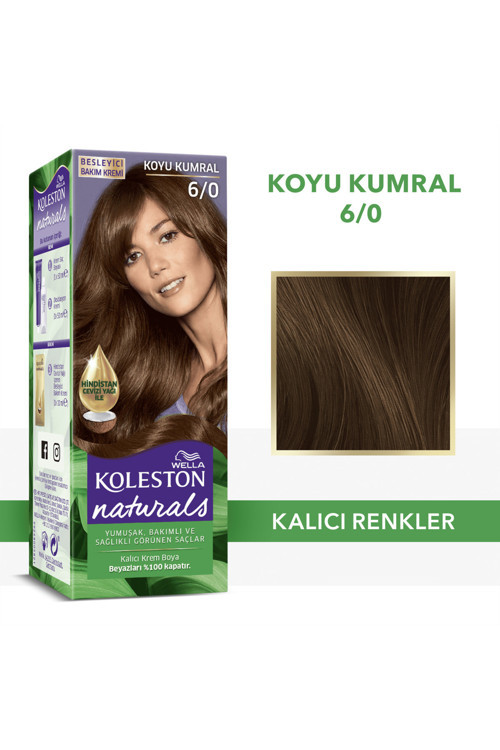 Naturals Saç Boyası 6/0 Koyu Kumral