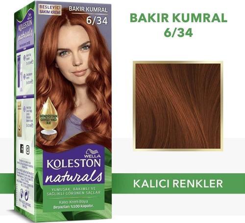 Naturals Saç Boyası 6/34 Bakır Kumral