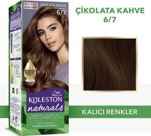 Naturals Saç Boyası 6/7 Çikolata Kahve