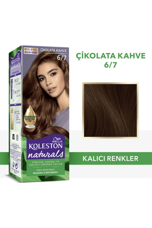 Naturals Saç Boyası 6/7 Çikolata Kahve