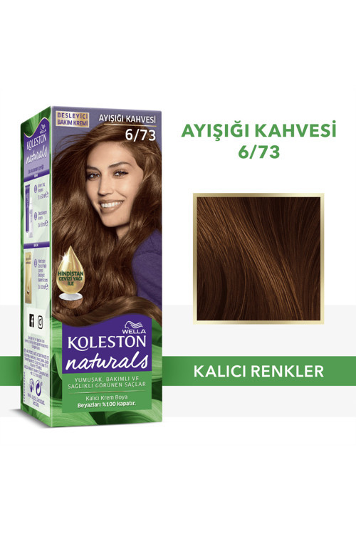 Naturals Saç Boyası 6/73 Ayışığı Kahvesi