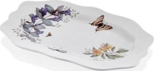 Joy Carmen Butterfly Serisi Küçük Boy Oval Tabak 25 Cm