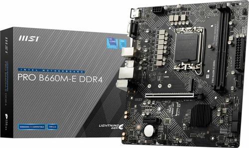 B660M BOMBER Intel B660 LGA1700 DDR4 4600MHz (OC) VGA/HDMI M.2 mATX Anakart