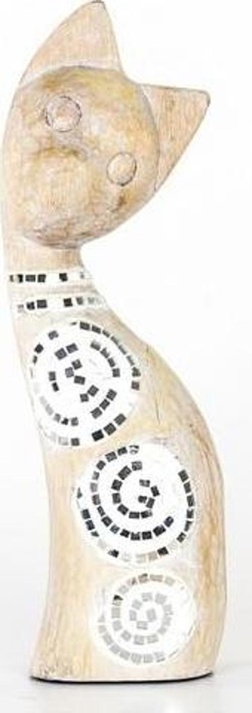 Euro Flora Ahşap Kedi Biblosu 14,5x8,5x45,5 Cm