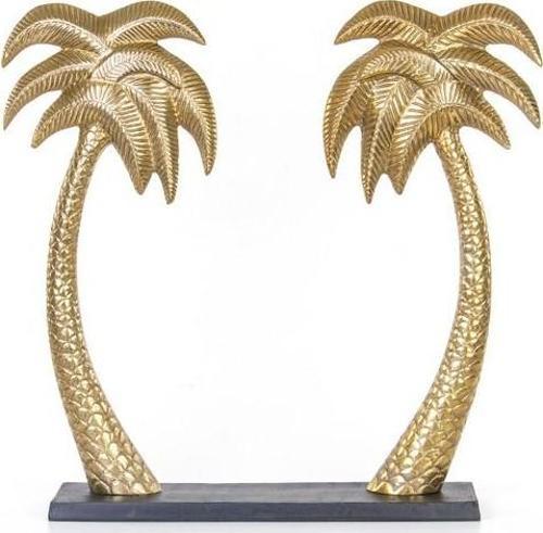 Euro Flora Metal Palmiye Dekor70x15x67 Cm
