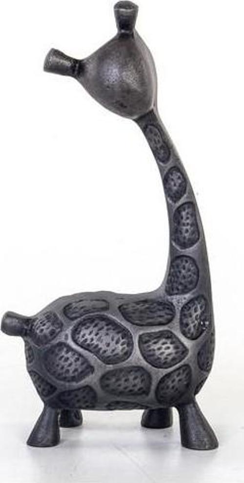 Euro Flora Metal Zürafa Biblo 13x7x29 Cm