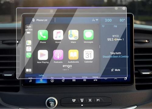 Ford E-Transit 12 inç Ekran Koruyucu Multimedya Şeffaf