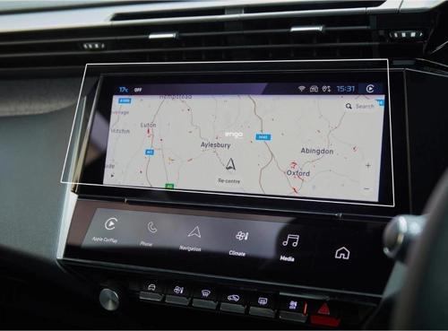 Peugeot 308 10 İnç Mat Ekran Koruyucu Multimedya Şeffaf 