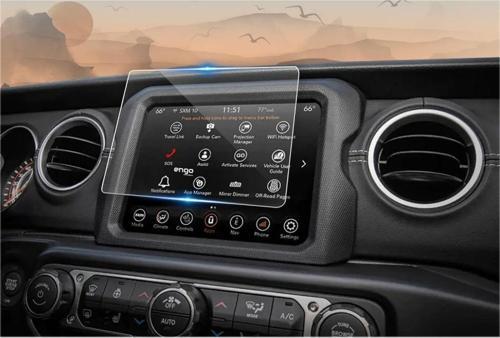 Jeep Wrangler Ekran Koruyucu 8.4 inç Multimedya Uyumlu Nano