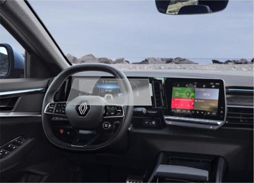 Renault Megane E Tech Dijital Gösterge Mat Ekran Koruyucu