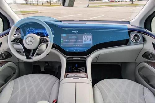 Mercedes EQS 500 Ekran Koruıyucu Şeffaf Nano Tam Kaplama