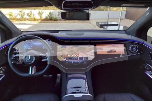 Mercedes EQS 580 Ekran Koruıyucu Şeffaf Nano Tam Kaplama