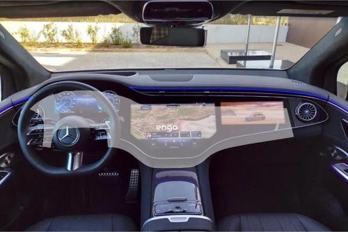 Mercedes EQS 580 Mat Ekran Koruıyucu Şeffaf Nano Tam Kaplama