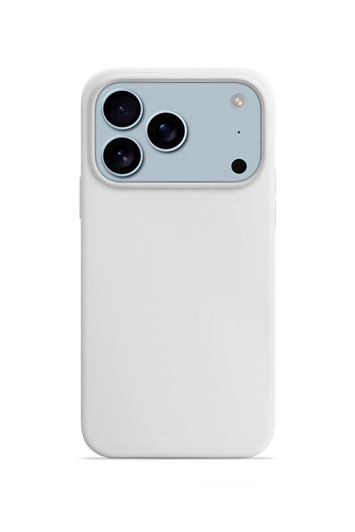 iPhone 17 Pro 6.3'' Soft Touch Lansman Silikon Kılıf İnci Beyazı