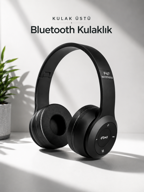 Kulak İçi Kablosuz Bluetooth Kulaklık Ekstra Bass ve Çok Yönlü Kullanım