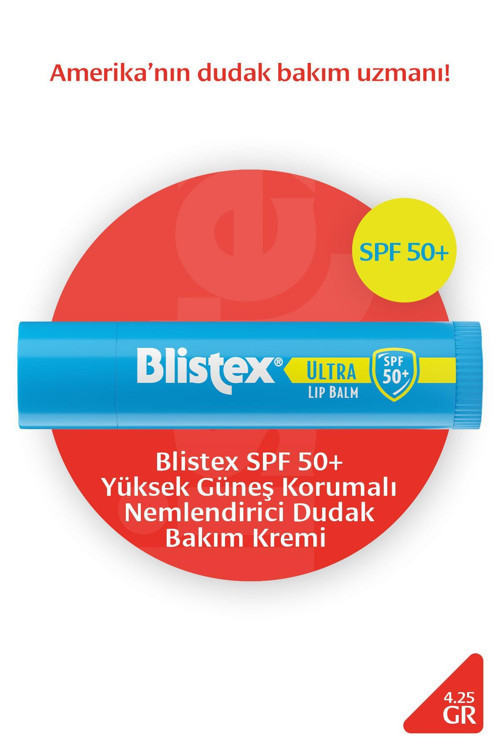 Ultra Spf50+Yüksek Güneş Korumalı,Vitamin, Antioksidan İçeren Yoğun Nemlendirici Dudak Kremi
